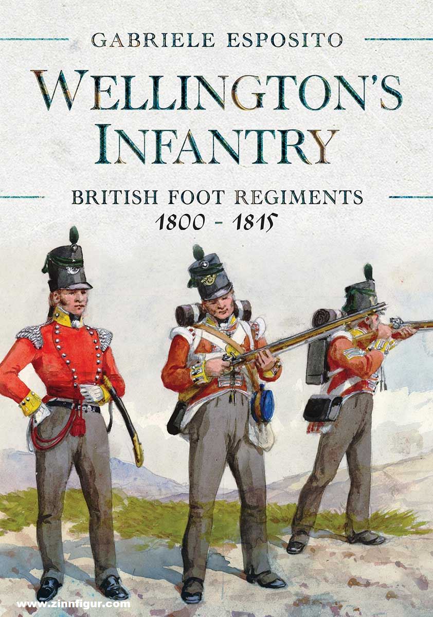Pen & Sword Books Esposito, Gabriele: Wellington's Infantry. British Foot Regiments 1800-1815