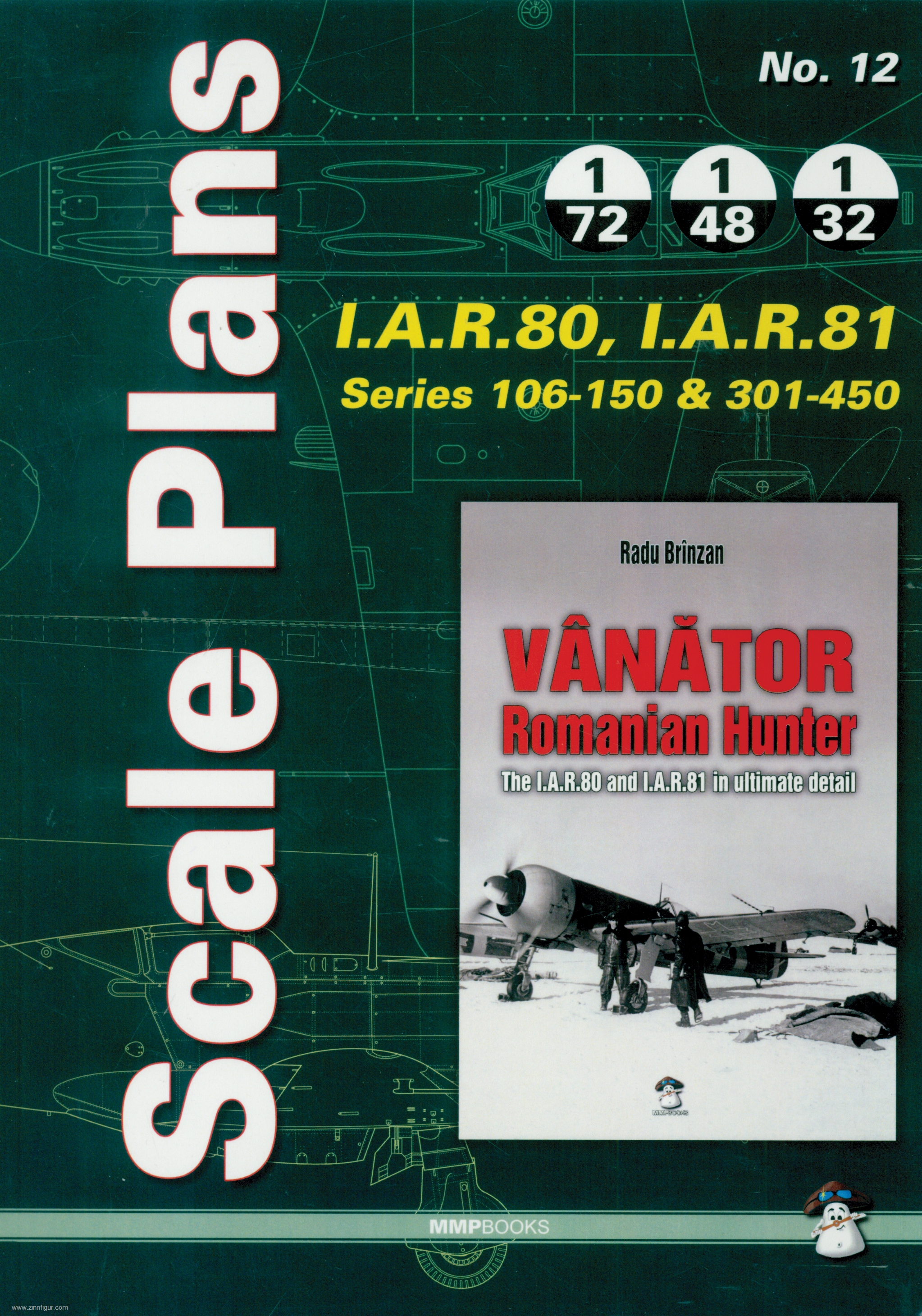 Mushroom Model Publications Brinzan, Radu: Scale Plans. I.A.R.80, I.A.R.81. Series 106-150 & 301-450