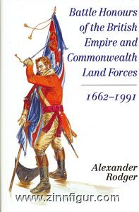Crowood Press Rodger, Alexander: Battle Honours of the British and Commonwealth Land Forces 1662-1991