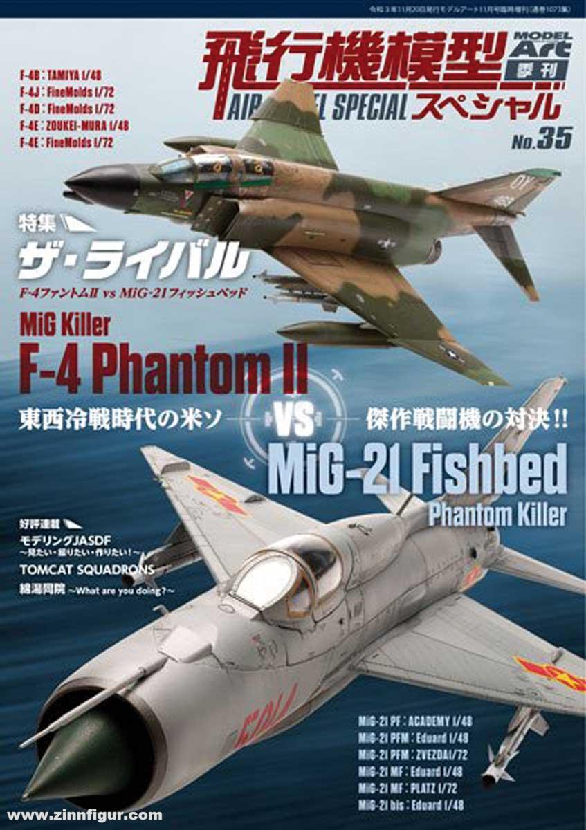 Model Art Air Model Special. Band 35: MiG Killer F-4 Phantom II vs Phantom Killer MiG-21 Fishbed
