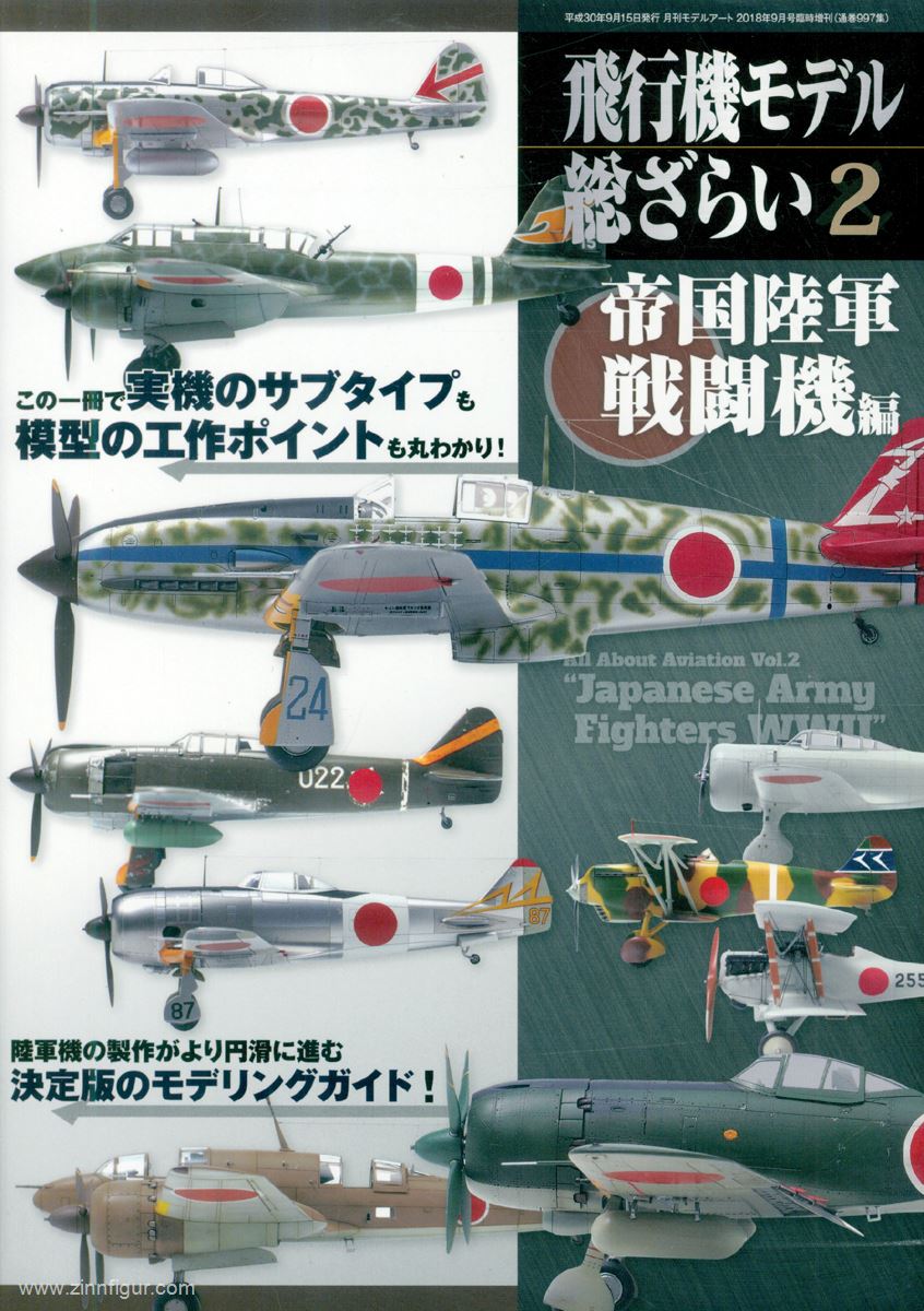 Model Art All About Aviation. Band 2: Japanese Army Fighters WWII
