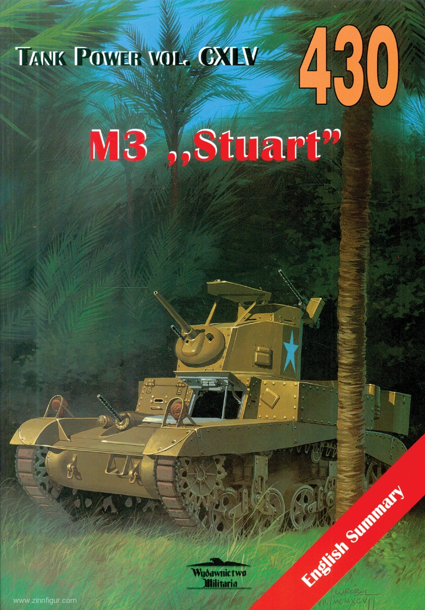 Wydawnictwo Militaria Ledwoch, Janusz: M3 'Stuart'. Combat Car M1, Combat Car M2/M2A1, Light Tank M2A1/M2A2/M2A3/M2A4. Light Tank M3/M3A1