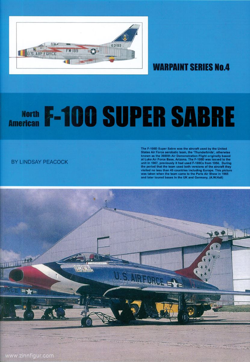 Guideline Publications Peacock, Lindsay: North American F-100 Super Sabre