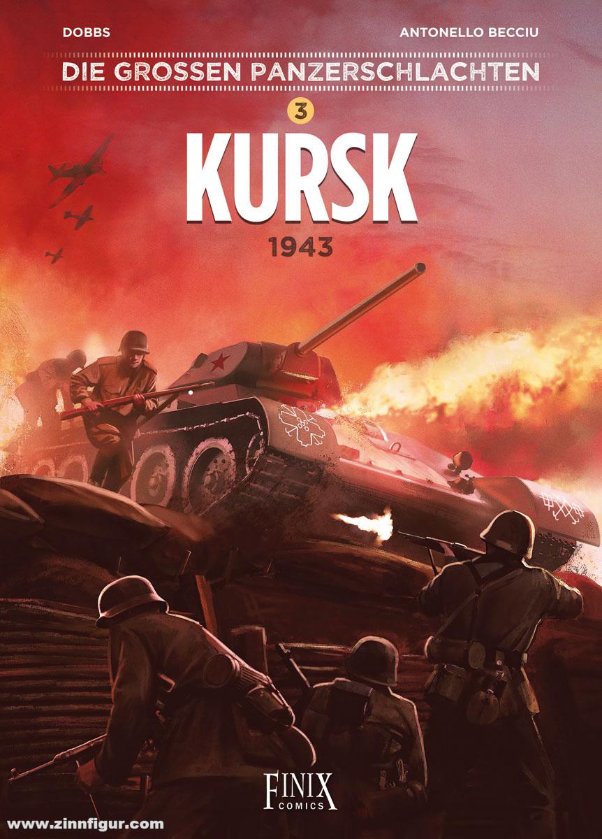 Finix Comics Dobbs/Becciu, Antonellu: Die großen Panzerschlachten. Band 3: Kursk