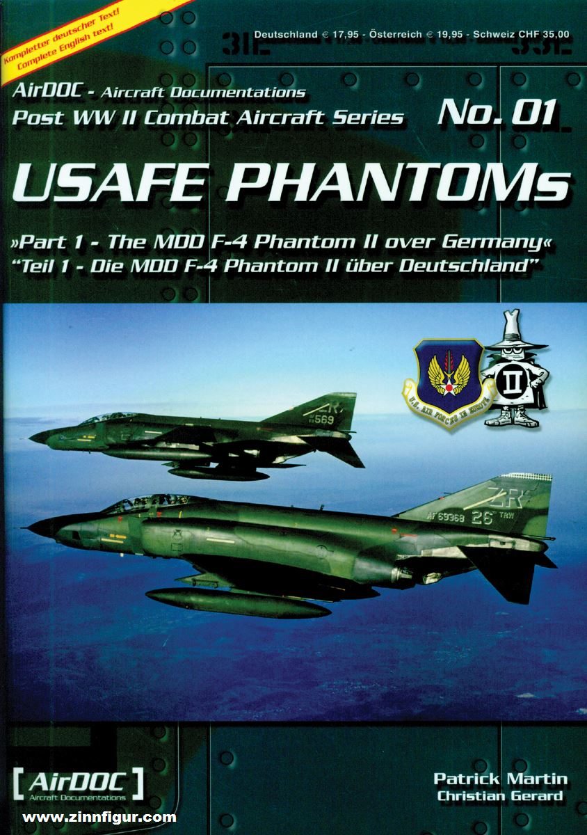 AirDoc Martin, Patrick/Gerard, Christian: USAFE Phantoms in Germany