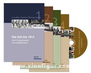 Grundkurs deutsche Militärgeschichte. 3 Bände + interaktiver DVD
