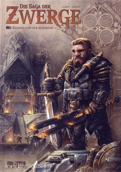 Jarry, N. (Text)/Goux, P.-D. (Illustr.): Die Saga der Zwerge. Band 1: Redwin von der Schmiede