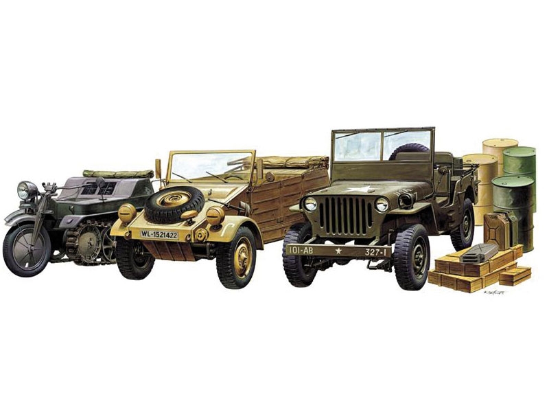 Academy Leichte Kfz der Achse/Alliierten