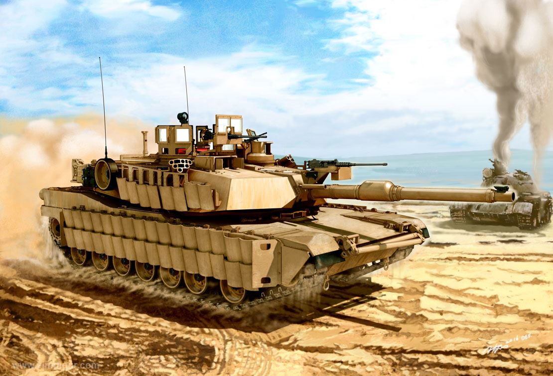 Academy US Army M1A2 TUSK II