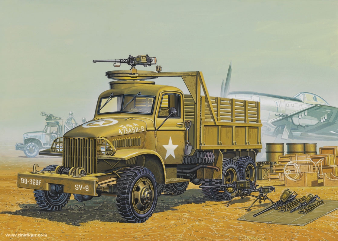 Academy U.S. 2,5t Lkw mit Zubehör