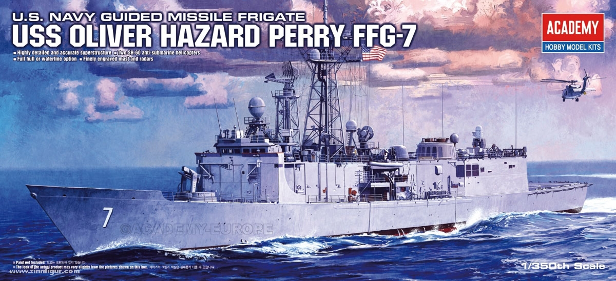 Academy Oliver Hazard Perry FFG-7 Lenkwaffenfregatte
