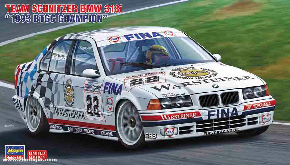Hasegawa Team Schnitzer BMW 318i '1993 BTCC Champion'