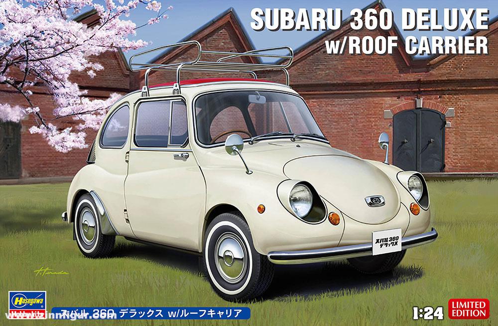 Hasegawa Subaru 360 Deluxe mit Dachgepäckträger