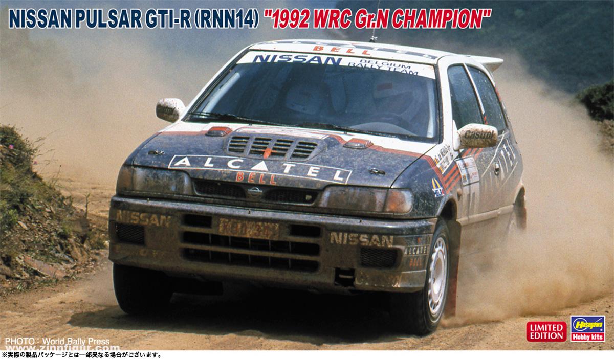 Hasegawa Nissan Pulsar GTI-R (RNN14) '1992 WRC Gr.N Champion'