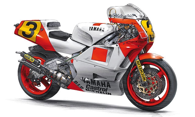 Hasegawa Yamaha YZR500 (OW98) 1988 WGP500 Champion