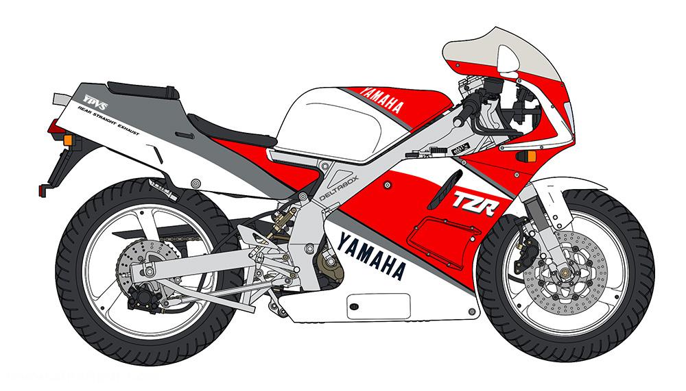 Hasegawa Yamaha TZR250 (3MA) später Typ (1990)