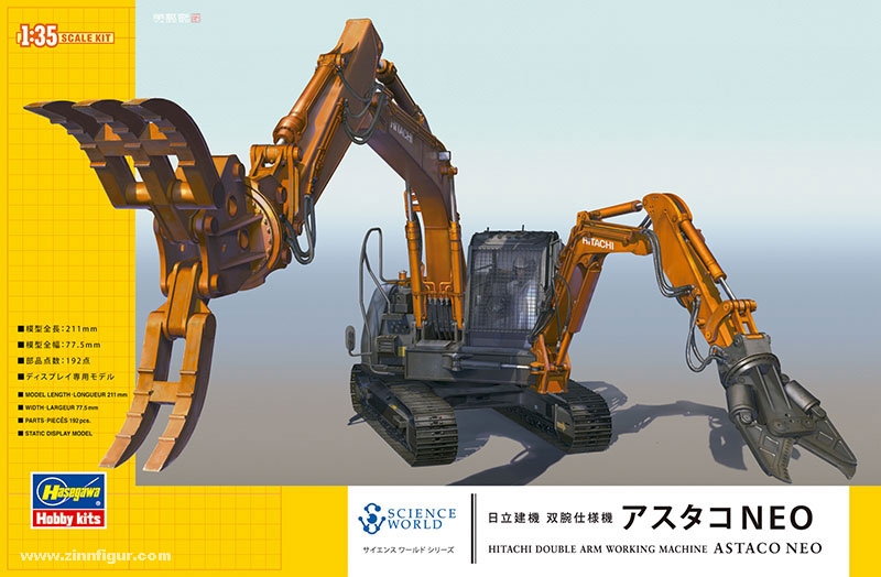 Hasegawa Hitachi Astaco Doppel-Arm-Arbeits-Maschine