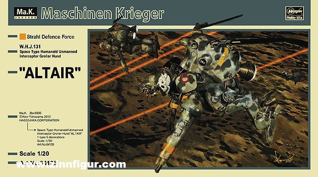 Hasegawa 'Großer Hund Altair' Space Type Humanoid unmanned Interceptor