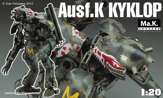 Hasegawa Humanoid Unmanned Interceptor Großer Hund Ausf.K 'Kyklop'