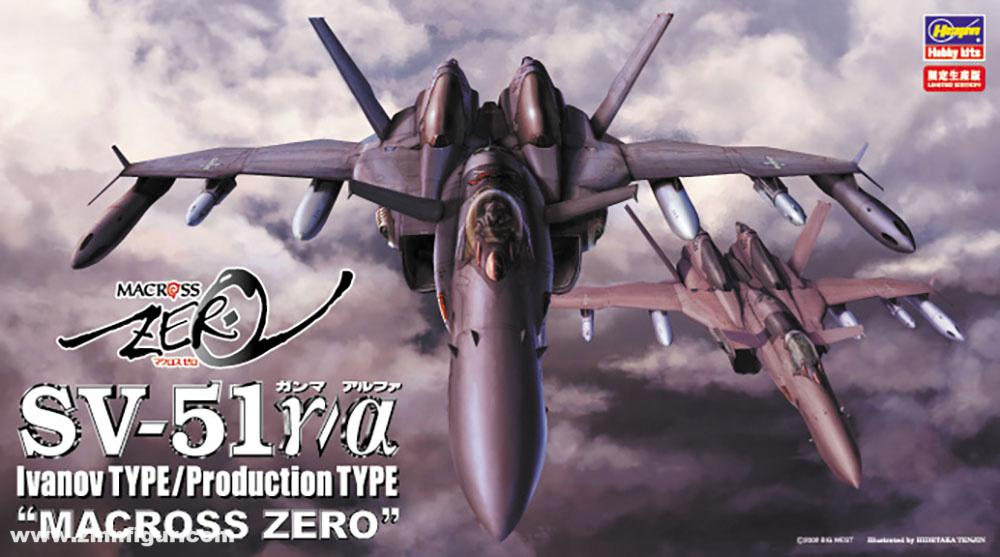 Hasegawa SV-51 G/A Ivanov Type/Production Type 'Macross Zero'