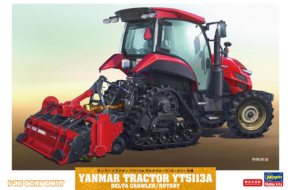 Hasegawa Yanmar Traktor YT5113A Delta mit Vertikutierer