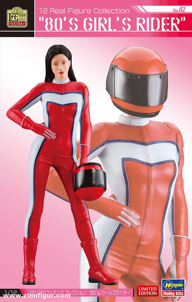 Hasegawa '1980er Motorradfahrerin' - Real Figure Collection No.42