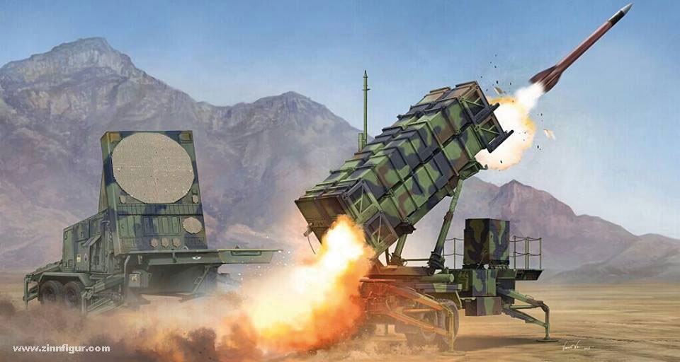 Trumpeter M901 Launching Station & AN/MPQ-53 Radar Set des MIM-104 Patriot SAM System (PAC-2)