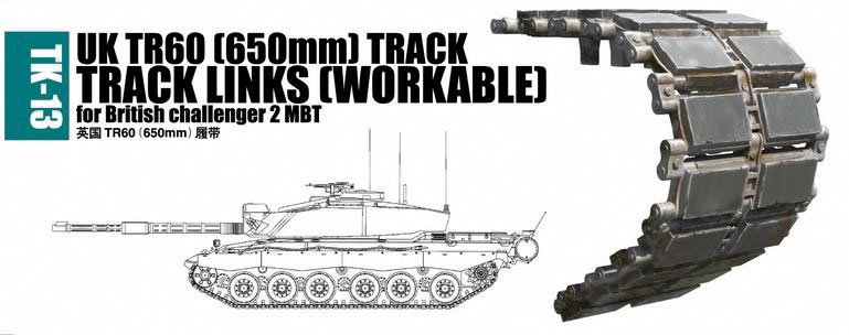Trumpeter UK TR60 (650 mm) Panzerketten für Challenger 2
