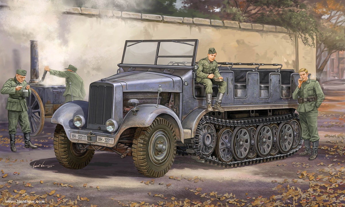 Trumpeter Sd.Kfz. 6 Halbkettenzugmaschine Pionierausführung