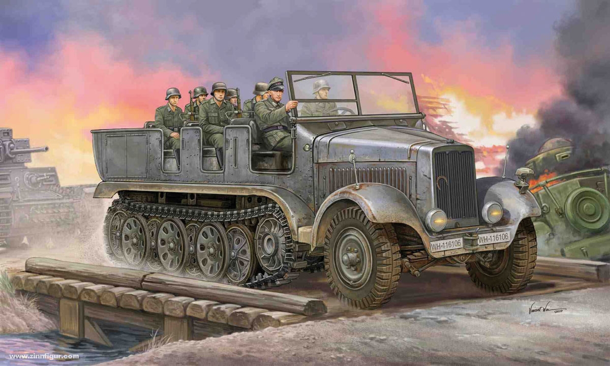 Trumpeter Sd.Kfz. 6 Halbkettenzugmaschine Artillerieausführung