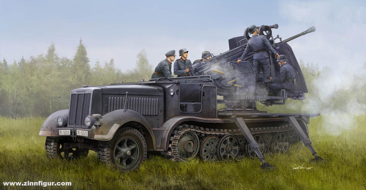 Trumpeter 5 cm Flak 41 auf Sd.Kfz. 7/2 Selbstfahrlafette
