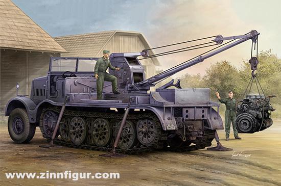 Trumpeter Sd.Kfz. 9/1 Schwerer Artillerie-Zugkraftwagen 18t mit Bilstein-Kran