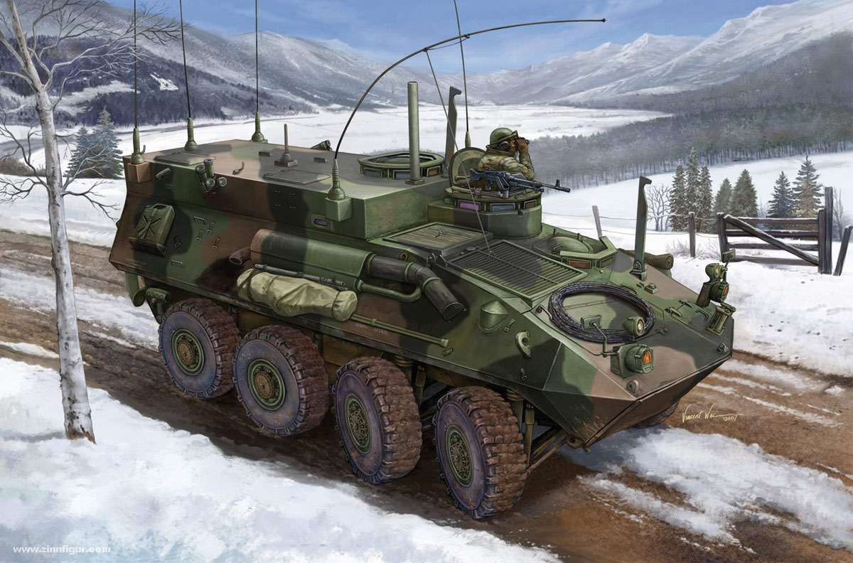 Trumpeter USMC LAV-C2 Kommando-Panzer