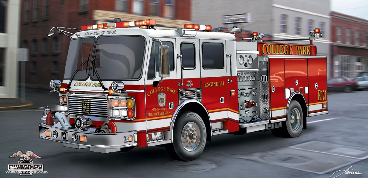 Trumpeter La France Eagle Fire Pumper