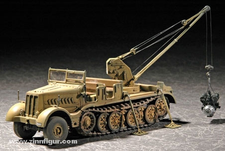 Trumpeter FAMO Sd.Kfz. 9/1 18t mit 6t Bilstein Kran, früh