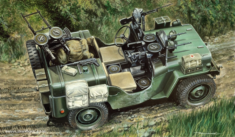Italeri Commando Wagen (Willys Jeep)