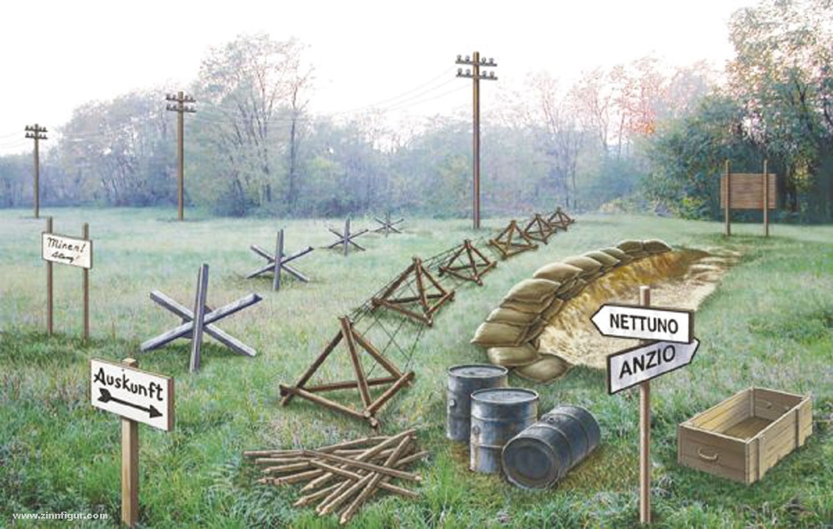 Italeri WK2 Schlachtfeld Zubehör