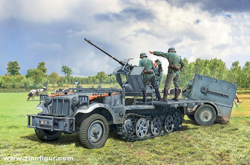 Italeri Sd.Kfz.10/4 mit Flak 30