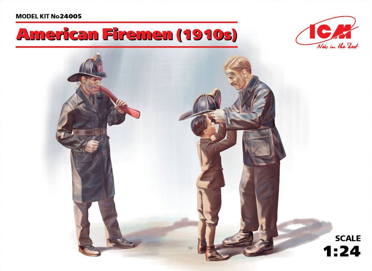 ICM Amerikanische Feuerwehrleute - 1910er Jahre