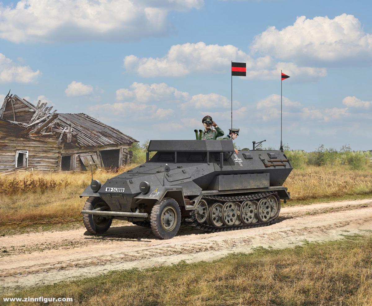 ICM Sd.Kfz.251/18 Ausf.A Beobachtungspanzerwagen mit Besatzung
