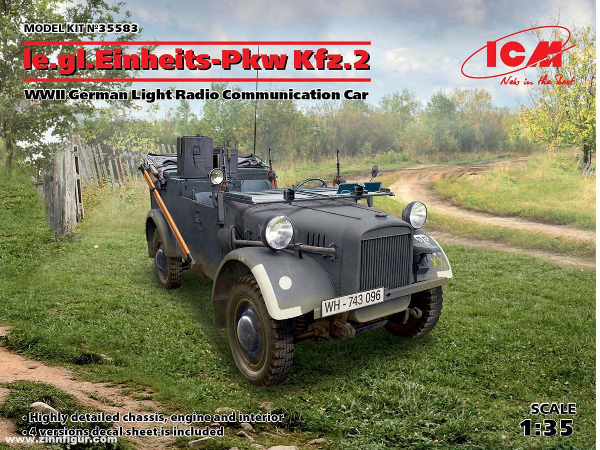 ICM le.gl. Einheits-Pkw Kfz.2 Funkwagen