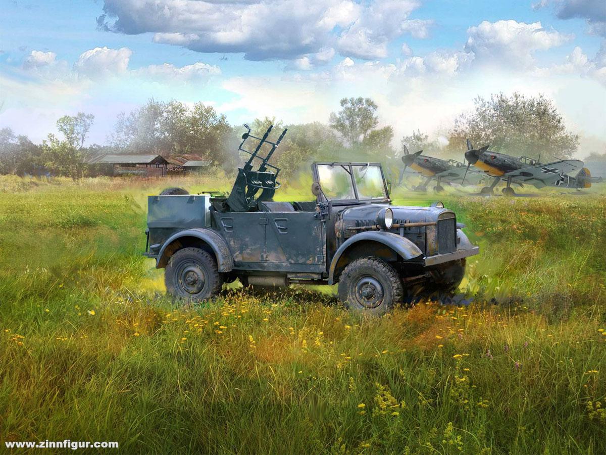 ICM le.gl. Einheits-Pkw Kfz.4 Flakwagen