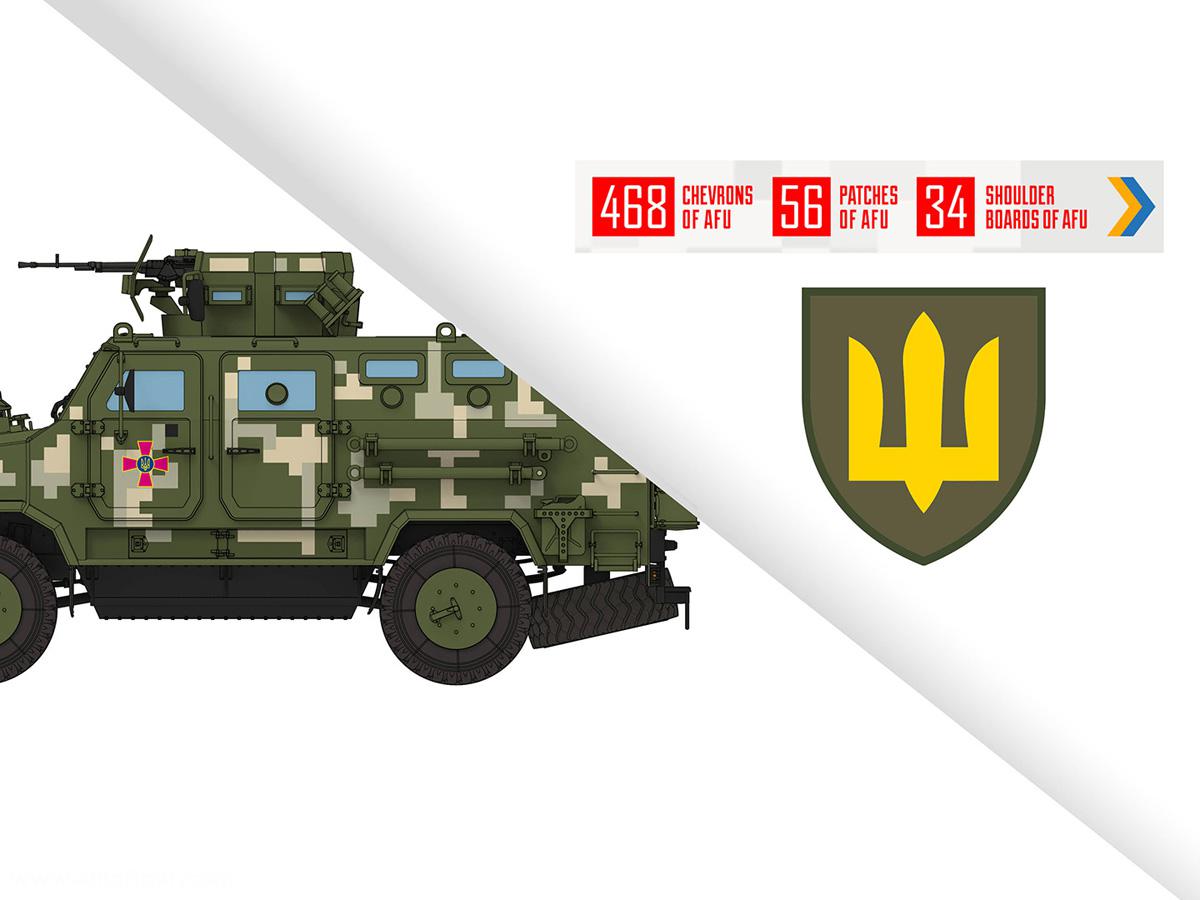 ICM Uniform-Abzeichen und Fahrzeug-Markierungen/Tarnung