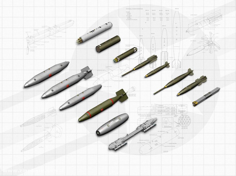 ICM US Flugzeug-Bewaffnung