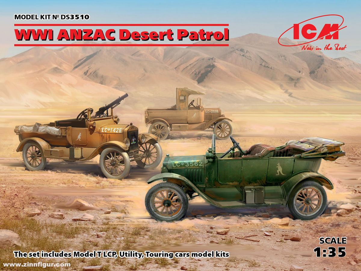 ICM ANZAC Desert Patrol - Diorama Set