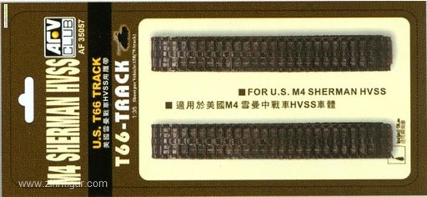 AFV Club M4 Sherman HVSS T66 Panzerketten