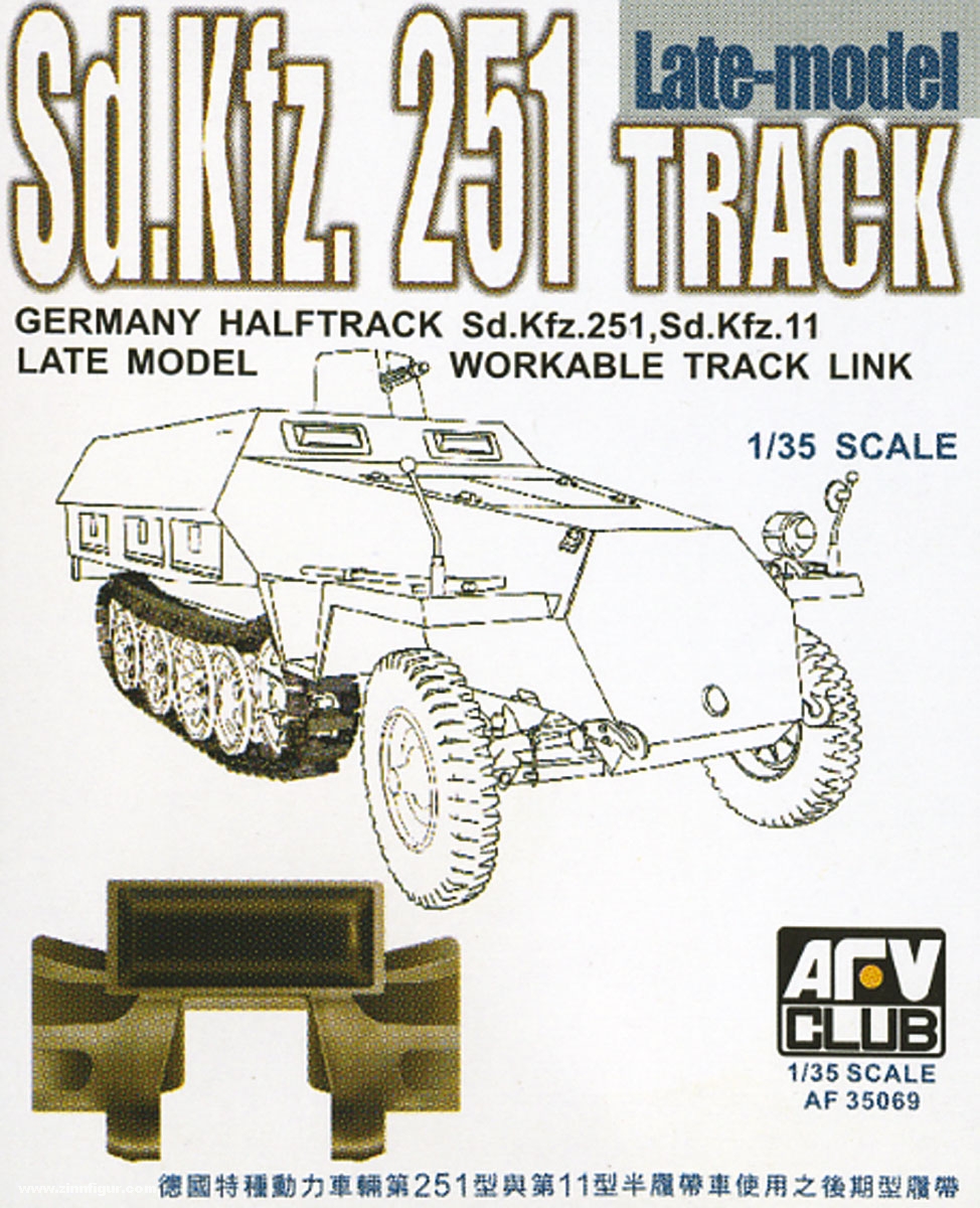 AFV Club Sd.Kfz. 251/11 späte Panzerkette