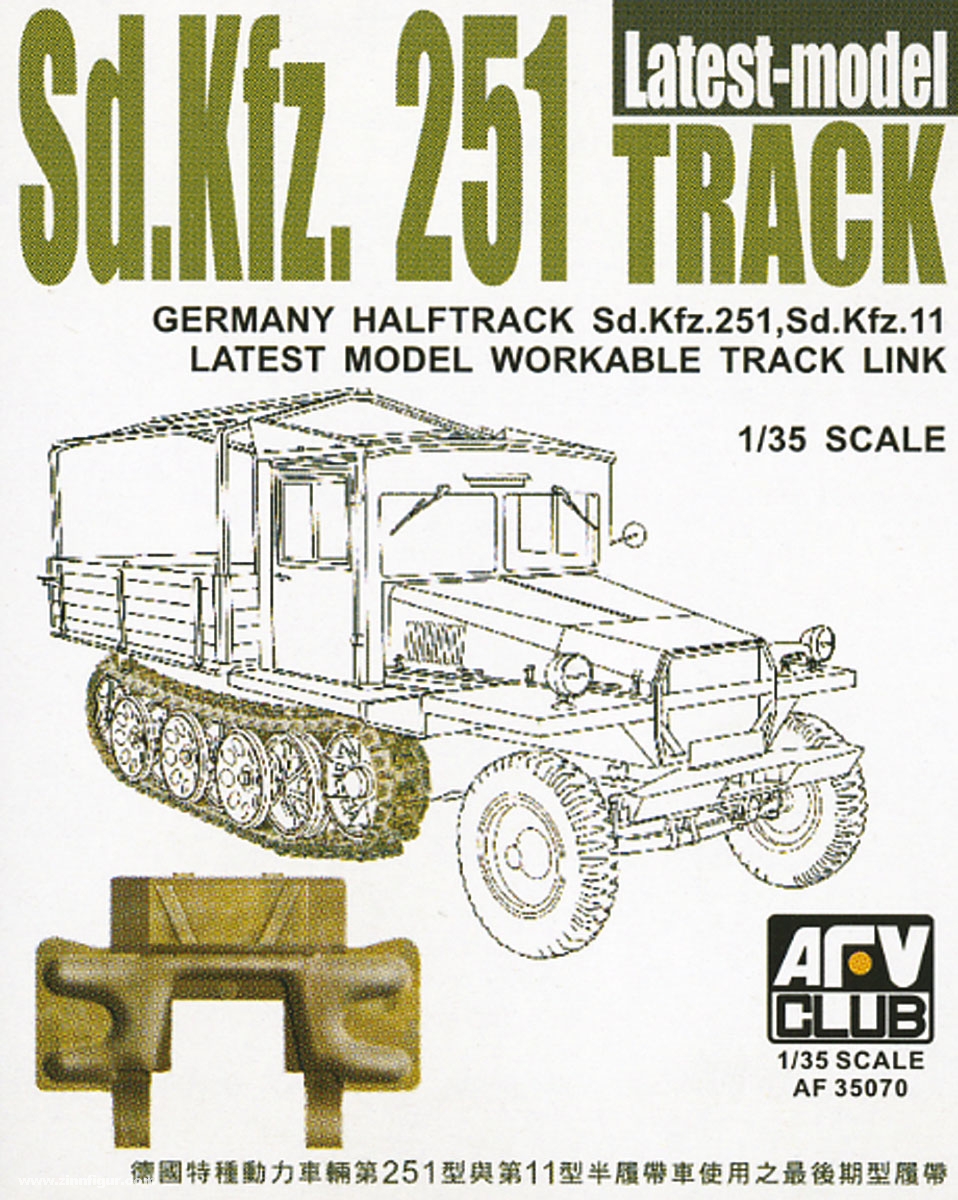 AFV Club Sd.Kfz. 251/11 letzte Panzerkette