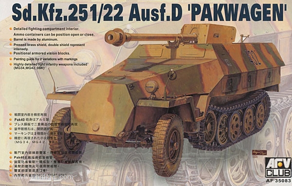 AFV Club Sd.Kfz. 251/22 Ausf.D 'Pakwagen'