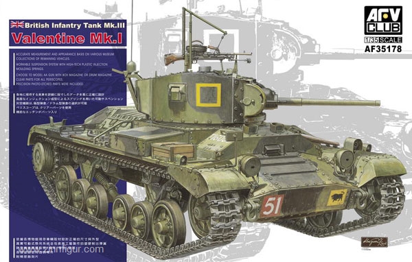 AFV Club Infantry Tank Mk.III Valentine Mk.I
